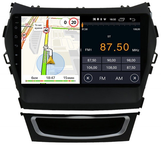 Штатная магнитола для Hyundai Santa Fe 2012+ (DM), Grand Santa Fe 14+ (адаптер в комплекте) - Parafar PF209LTX на Android 8.1 и 2ГБ оперативной памяти Штатная магнитола для Hyundai Santa Fe 2012+ (DM), Grand Santa Fe 14+ (адаптер в комплекте) - Parafar PF209LTX на Android 8.1 и 2ГБ оперативной памяти