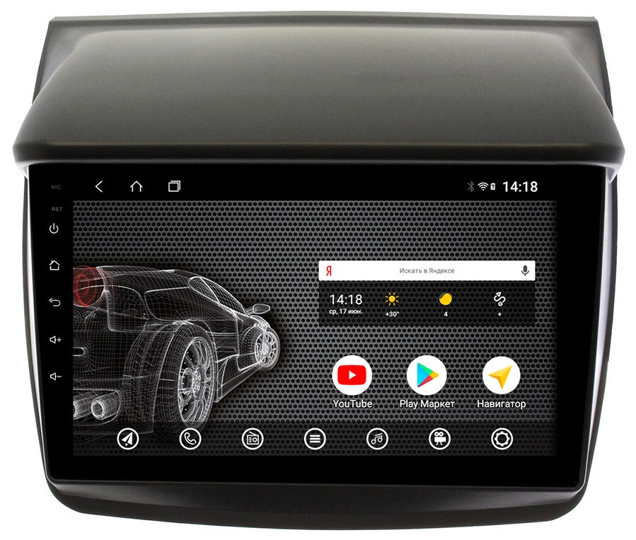 Штатная магнитола для Mitsubishi L200 2006-2015, Pajero Sport 2007-2013 - PCavto vomi ST2734-T3 на Android 10 и 2ГБ-32ГБ Штатная магнитола для Mitsubishi L200 2006-2015, Pajero Sport 2007-2013 - PCavto vomi ST2734-T3 на Android 10 и 2ГБ-32ГБ
