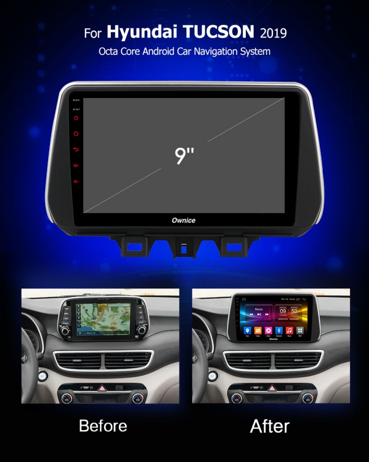 Штатная магнитола для Hyundai Tucson 2018+ РЕСТАЙЛ - Carmedia OL-9728-P на Android 10.0, до 8-ЯДЕР, до 4ГБ-64ГБ и встроенным DSP Штатная магнитола для Hyundai Tucson 2018+ РЕСТАЙЛ - Carmedia OL-9728-P на Android 10.0, до 8-ЯДЕР, до 4ГБ-64ГБ и встроенным DSP