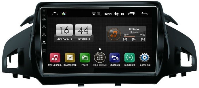 Штатная магнитола для Ford Kuga II 2013-2016 (все) и 2017+ (Trend) - FarCar LX362R на Android 8.1 и 2ГБ оперативной памяти Штатная магнитола для Ford Kuga II 2013-2016 (все) и 2017+ (Trend) - FarCar LX362R на Android 8.1 и 2ГБ оперативной памяти