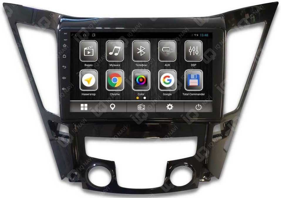 Штатная магнитола для Hyundai Sonata 2010-2013 (YF) - IQ NAVI TS9-1609 на Android 8.1, 8-ЯДЕР, 4ГБ-64ГБ, встроенным 4G модемом и DSP Штатная магнитола для Hyundai Sonata 2010-2013 (YF) - IQ NAVI TS9-1609 на Android 8.1, 8-ЯДЕР, 4ГБ-64ГБ, встроенным 4G модемом и DSP