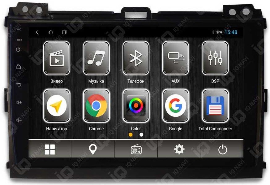 Штатная магнитола для Toyota Land Cruiser Prado 120 2002-2009 - IQ NAVI TS9-2910 на Android 8.1, 8-ЯДЕР, 4ГБ-64ГБ, встроенным 4G модемом и DSP Штатная магнитола для Toyota Land Cruiser Prado 120 2002-2009 - IQ NAVI TS9-2910 на Android 8.1, 8-ЯДЕР, 4ГБ-64ГБ, встроенным 4G модемом и DSP