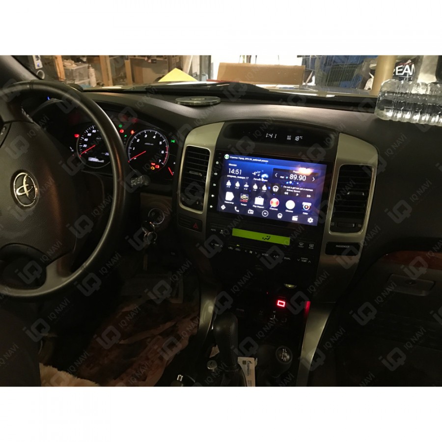 Штатная магнитола для Toyota Land Cruiser Prado 120 2002-2009 - IQ NAVI TS9-2910 на Android 8.1, 8-ЯДЕР, 4ГБ-64ГБ, встроенным 4G модемом и DSP Штатная магнитола для Toyota Land Cruiser Prado 120 2002-2009 - IQ NAVI TS9-2910 на Android 8.1, 8-ЯДЕР, 4ГБ-64ГБ, встроенным 4G модемом и DSP