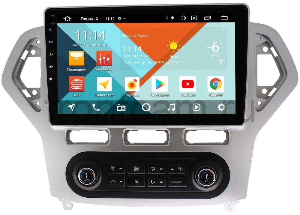 Штатная магнитола для Ford Mondeo 2007-2010 (климат/кондиц) - Wide Media KS1016/1017QR-3/32 на Android 10, ТОП процессор (Antutu 180K), 3ГБ-32ГБ, встроенным 4G модемом и DSP Штатная магнитола для Ford Mondeo 2007-2010 (климат/кондиц) - Wide Media KS1016/1017QR-3/32 на Android 10, ТОП процессор (Antutu 180K), 3ГБ-32ГБ, встроенным 4G модемом и DSP