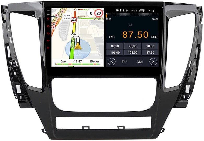 Штатная магнитола для Mitsubishi Pajero Sport 3 2017, L200 2016-2018, (АКПП) - Parafar PF231LTX на Android 8.1 и 2ГБ оперативной памяти Штатная магнитола для Mitsubishi Pajero Sport 3 2017, L200 2016-2018, (АКПП) - Parafar PF231LTX на Android 8.1 и 2ГБ оперативной памяти