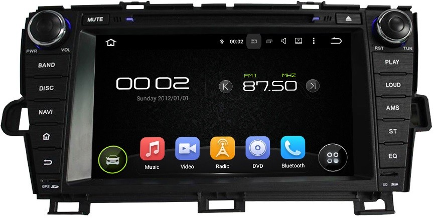 Штатная магнитола для Toyota Prius 2009-2015 - Carmedia KD-8602-P на Android 10.0, до 8-ЯДЕР, до 4ГБ-64ГБ и встроенным DSP Штатная магнитола для Toyota Prius 2009-2015 - Carmedia KD-8602-P на Android 10.0, до 8-ЯДЕР, до 4ГБ-64ГБ и встроенным DSP