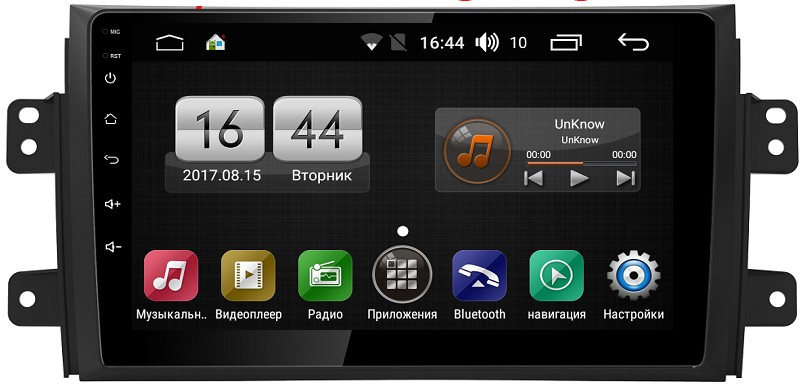 Штатная магнитола для Suzuki SX4 2006-2016 classic - FarCar LX124R на Android 8.1 и 2ГБ оперативной памяти Штатная магнитола для Suzuki SX4 2006-2016 classic - FarCar LX124R на Android 8.1 и 2ГБ оперативной памяти