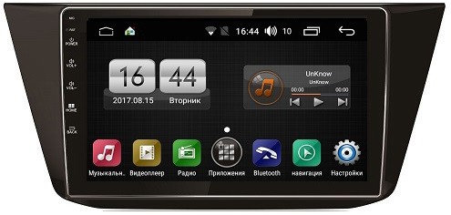 Штатная магнитола для Volkswagen Tiguan 2017+ - FarCar LX731R на Android 8.1 и 2ГБ оперативной памяти Штатная магнитола для Volkswagen Tiguan 2017+ - FarCar LX731R на Android 8.1 и 2ГБ оперативной памяти