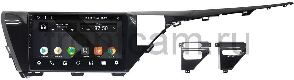 Штатная магнитола для Toyota Camry V70 2018+ без JBL - Wide Media CF1053/1050PM-4/64 на Android 9.1, 8-ЯДЕР, 4ГБ-64ГБ, встроенным 4G модемом и DSP Штатная магнитола для Toyota Camry V70 2018+ без JBL - Wide Media CF1053/1050PM-4/64 на Android 9.1, 8-ЯДЕР, 4ГБ-64ГБ, встроенным 4G модемом и DSP
