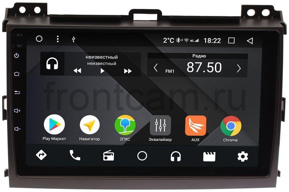 Штатная магнитола для Toyota Land Cruiser Prado 120 2002-2009 - Wide Media CF9063/9064PM-4/64 на Android 9.1, 8-ЯДЕР, 4ГБ-64ГБ, встроенным 4G модемом и DSP Штатная магнитола для Toyota Land Cruiser Prado 120 2002-2009 - Wide Media CF9063/9064PM-4/64 на Android 9.1, 8-ЯДЕР, 4ГБ-64ГБ, встроенным 4G модемом и DSP
