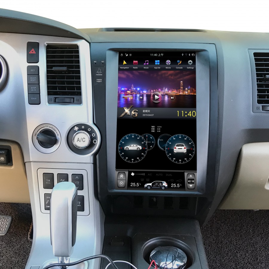 Штатная магнитола для Toyota Tundra 2007-2013, Sequoia 2008-2013 - Carmedia ZF-1818-DSP ('Тесла-стиль') на Android 9.0, 6-ТУРБО ядер, 4ГБ-64ГБ и встроенным DSP Штатная магнитола для Toyota Tundra 2007-2013, Sequoia 2008-2013 - Carmedia ZF-1818-DSP ('Тесла-стиль') на Android 9.0, 6-ТУРБО ядер, 4ГБ-64ГБ и встроенным DSP