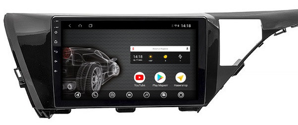 Штатная магнитола для Toyota Camry V70 2018+ без JBL - PCavto vomi ST2758-TS9 на Android 10, 8-ЯДЕР, 4ГБ-64ГБ, встроенным 4G модемом и DSP Штатная магнитола для Toyota Camry V70 2018+ без JBL - PCavto vomi ST2758-TS9 на Android 10, 8-ЯДЕР, 4ГБ-64ГБ, встроенным 4G модемом и DSP