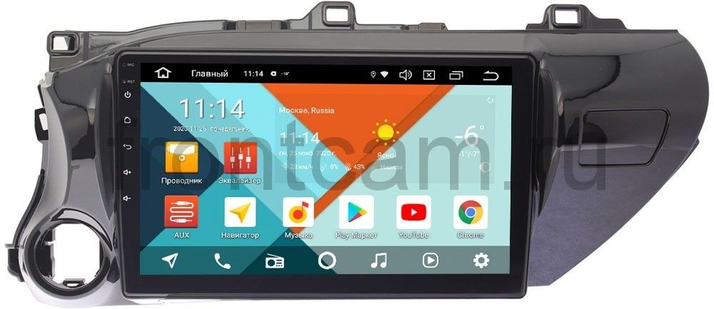 Штатная магнитола для Toyota HiLux 2015+ - Wide Media KS1071/1056QR-3/32 на Android 10, ТОП процессор (Antutu 180K), 3ГБ-32ГБ, встроенным 4G модемом и DSP Штатная магнитола для Toyota HiLux 2015+ - Wide Media KS1071/1056QR-3/32 на Android 10, ТОП процессор (Antutu 180K), 3ГБ-32ГБ, встроенным 4G модемом и DSP