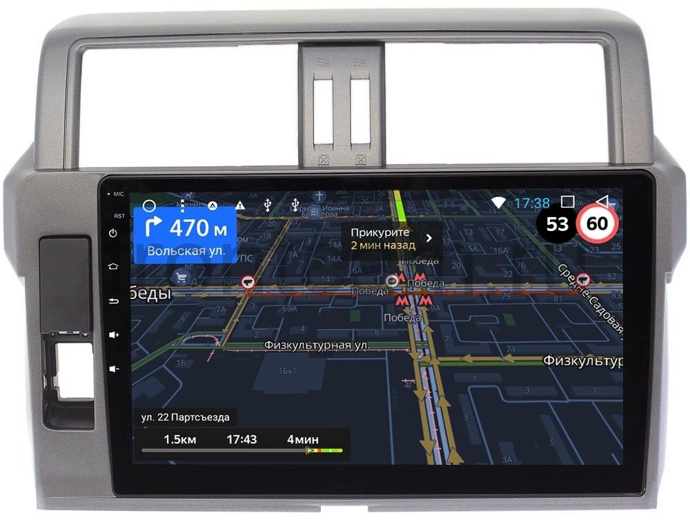 Штатная магнитола для Toyota Land Cruiser Prado 150 2014-2017 - OEM RS/RK/GT10-1007/1057 на Android 8.1/9.1 и до 2ГБ-32ГБ Штатная магнитола для Toyota Land Cruiser Prado 150 2014-2017 - OEM RS/RK/GT10-1007/1057 на Android 8.1/9.1 и до 2ГБ-32ГБ