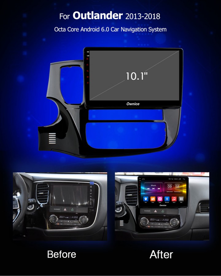Штатная магнитола для Mitsubishi Outlander 3 2012-2020+ (полноценная поддержка кругового обзора) - Carmedia OL-1633-P на Android 10.0, до 8-ЯДЕР, до 4ГБ-64ГБ и встроенным DSP Штатная магнитола для Mitsubishi Outlander 3 2012-2020+ (полноценная поддержка кругового обзора) - Carmedia OL-1633-P на Android 10.0, до 8-ЯДЕР, до 4ГБ-64ГБ и встроенным DSP