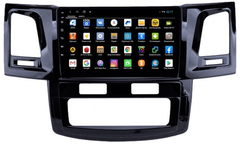 Штатная магнитола для Toyota HiLux 2011-2015 - Parafar PF062XHD/AC на Android 9.0, 8-ЯДЕР, 4ГБ-64ГБ, встроенным 4G модемом и DSP Штатная магнитола для Toyota HiLux 2011-2015 - Parafar PF062XHD/AC на Android 9.0, 8-ЯДЕР, 4ГБ-64ГБ, встроенным 4G модемом и DSP