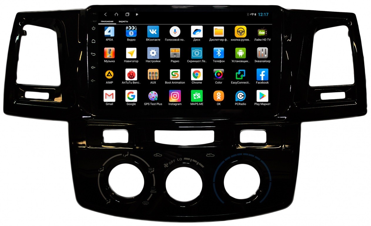 Штатная магнитола для Toyota HiLux 2011-2015 - Parafar PF062XHD/AC на Android 9.0, 8-ЯДЕР, 4ГБ-64ГБ, встроенным 4G модемом и DSP Штатная магнитола для Toyota HiLux 2011-2015 - Parafar PF062XHD/AC на Android 9.0, 8-ЯДЕР, 4ГБ-64ГБ, встроенным 4G модемом и DSP