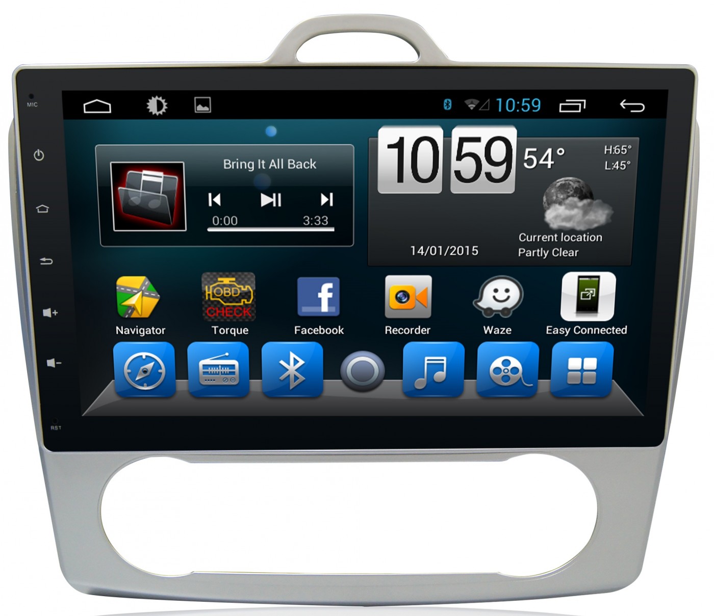 Штатная магнитола для Ford Focus II 2004-2011 КЛИМАТ - Carmedia KR-1060-T8 на Android 9.0, 8-ЯДЕР и 2ГБ-32ГБ Штатная магнитола для Ford Focus II 2004-2011 КЛИМАТ - Carmedia KR-1060-T8 на Android 9.0, 8-ЯДЕР и 2ГБ-32ГБ