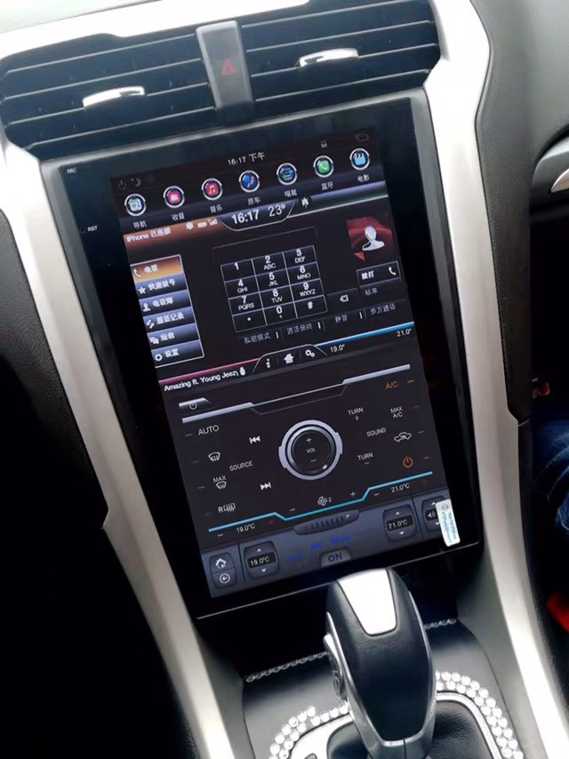 Штатная магнитола для Ford Mondeo 5 2015+ - Carmedia ZF-1809-DSP ('Тесла-Стиль') на Android 9.0, 6-ТУРБО ядер, 4ГБ-32ГБ и встроенным DSP Штатная магнитола для Ford Mondeo 5 2015+ - Carmedia ZF-1809-DSP ('Тесла-Стиль') на Android 9.0, 6-ТУРБО ядер, 4ГБ-32ГБ и встроенным DSP