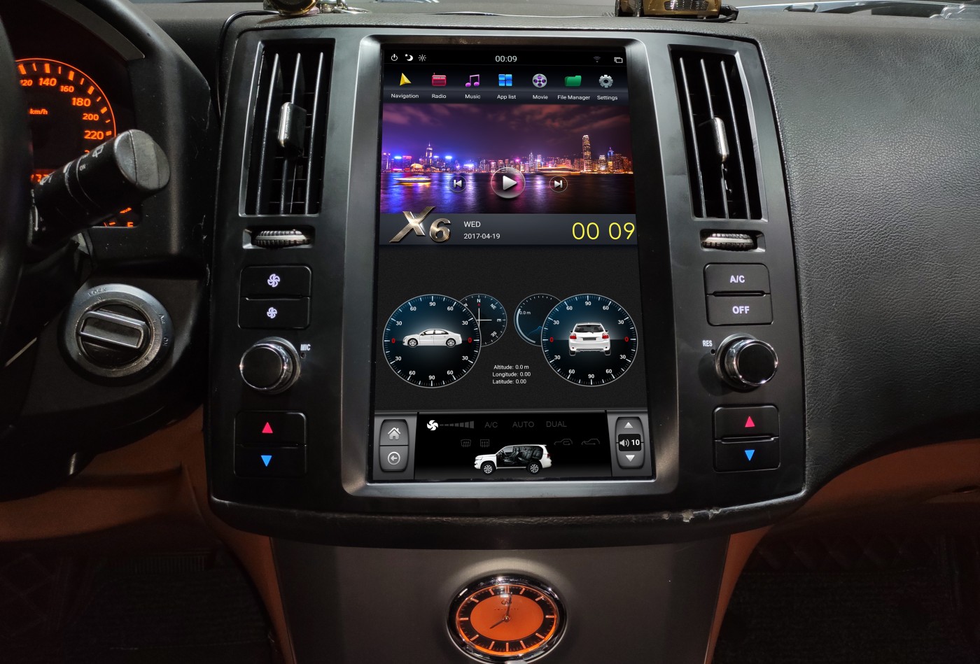 Штатная магнитола для Infiniti FX35 2006-2008 и FX45 2007-2008 - Carmedia ZF-1279-DSP ('Тесла-стиль') на Android 9.0, 6-ТУРБО ядер, 4ГБ-64ГБ и встроенным DSP Штатная магнитола для Infiniti FX35 2006-2008 и FX45 2007-2008 - Carmedia ZF-1279-DSP ('Тесла-стиль') на Android 9.0, 6-ТУРБО ядер, 4ГБ-64ГБ и встроенным DSP