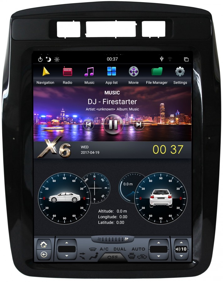 Штатная магнитола для Volkswagen Touareg II 2010-2014 (только взамен RCD550) - Carmedia ZF-1108-DSP ('Тесла-стиль') на Android 9.0, 6-ТУРБО ядер, 4ГБ-32ГБ и встроенным DSP Штатная магнитола для Volkswagen Touareg II 2010-2014 (только взамен RCD550) - Carmedia ZF-1108-DSP ('Тесла-стиль') на Android 9.0, 6-ТУРБО ядер, 4ГБ-32ГБ и встроенным DSP