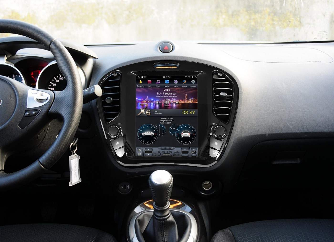 Штатная магнитола для Nissan Juke 2010+ - FarCar ZF749 ('Тесла-стиль') на Android 9.0, 6-ТУРБО ядер и 4ГБ-32ГБ Штатная магнитола для Nissan Juke 2010+ - FarCar ZF749 ('Тесла-стиль') на Android 9.0, 6-ТУРБО ядер и 4ГБ-32ГБ