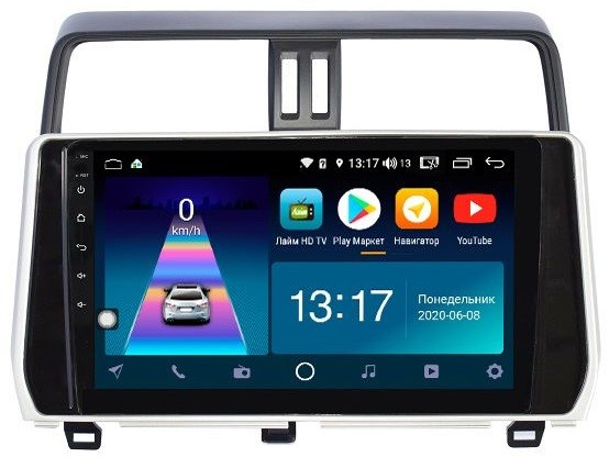 Штатная магнитола для Toyota Land Cruiser Prado 150 2017+ - Daystar DS-7109 на Android 10, ТОП процессор (Antutu 180K), до 6ГБ-128ГБ, встроенным 4G модемом и DSP Штатная магнитола для Toyota Land Cruiser Prado 150 2017+ - Daystar DS-7109 на Android 10, ТОП процессор (Antutu 180K), до 6ГБ-128ГБ, встроенным 4G модемом и DSP