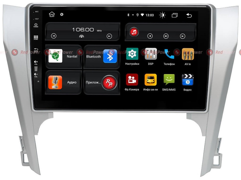 Штатная магнитола для Toyota Camry 2011-2014 (V50) - Redpower 61131 на Android 10, 8-ЯДЕР, 4ГБ-64ГБ, встроенным 4G модемом и DSP Штатная магнитола для Toyota Camry 2011-2014 (V50) - Redpower 61131 на Android 10, 8-ЯДЕР, 4ГБ-64ГБ, встроенным 4G модемом и DSP