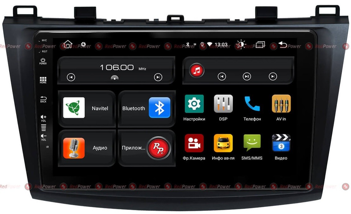 Штатная магнитола для Mazda 3 2009-2013 (BL) - Redpower 61034 на Android 10, 8-ЯДЕР, 4ГБ-64ГБ, встроенным 4G модемом и DSP Штатная магнитола для Mazda 3 2009-2013 (BL) - Redpower 61034 на Android 10, 8-ЯДЕР, 4ГБ-64ГБ, встроенным 4G модемом и DSP