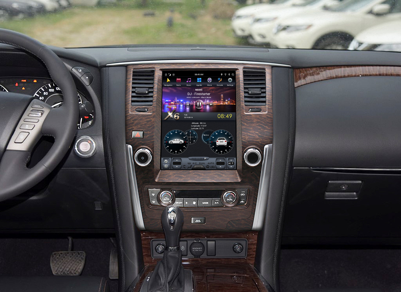 Штатная магнитола для Nissan Patrol 2014-2017 - Carmedia ZF-1222-DSP ('Тесла-Стиль') на Android 9.0, 6-ТУРБО ядер, 4ГБ-32ГБ и встроенным DSP Штатная магнитола для Nissan Patrol 2014-2017 - Carmedia ZF-1222-DSP ('Тесла-Стиль') на Android 9.0, 6-ТУРБО ядер, 4ГБ-32ГБ и встроенным DSP