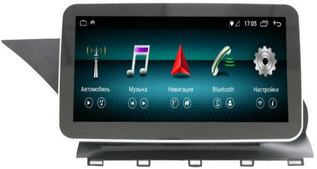 Штатный монитор для Mercedes-Benz GLK-класс X204 2012-2015 NTG 4.5 - FarCar MB8011 на Android 9.0, 8-ЯДЕР, 4ГБ-64ГБ и встроенным 4G модемом Штатный монитор для Mercedes-Benz GLK-класс X204 2012-2015 NTG 4.5 - FarCar MB8011 на Android 9.0, 8-ЯДЕР, 4ГБ-64ГБ и встроенным 4G модемом