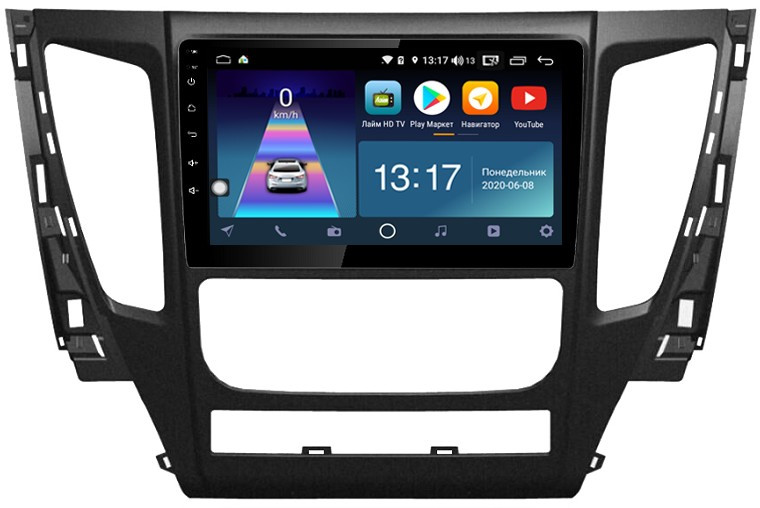 Штатная магнитола для Mitsubishi Pajero Sport 3 2017+, L200 2016-2018, (АКПП) - Daystar DS-7076ZL на Android 8.1 и 2ГБ-16ГБ Штатная магнитола для Mitsubishi Pajero Sport 3 2017+, L200 2016-2018, (АКПП) - Daystar DS-7076ZL на Android 8.1 и 2ГБ-16ГБ